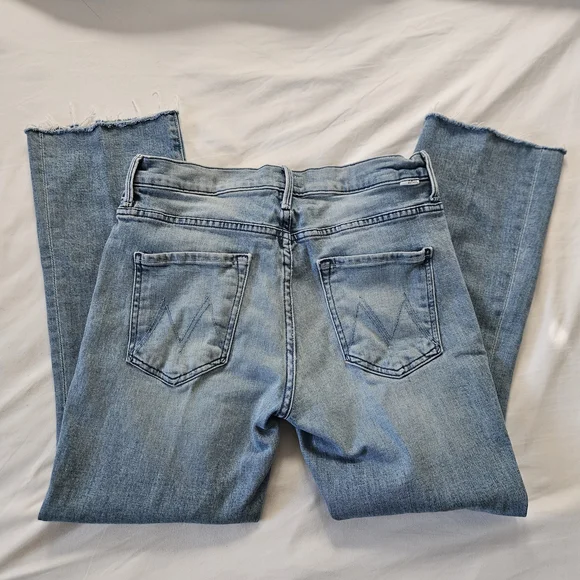 MOTHER The Insider Ankle Fray Herbal Remedy Jeans - Picture 8 of 8